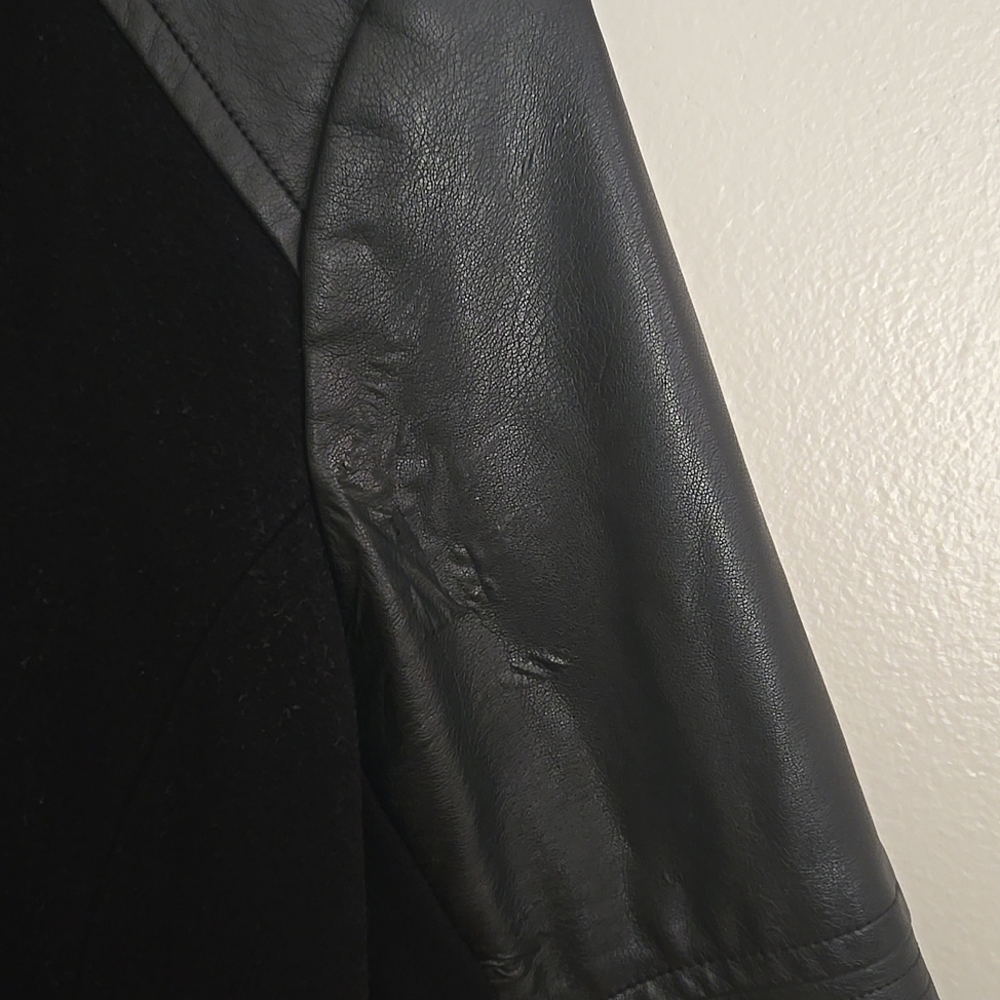 Marc New York Ladies' Long Wool Jacket-Black - Picture 6 of 11